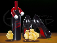 Godard Wine Art Godard Wine Art Chick Magnet (G)